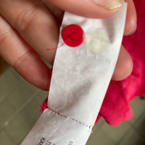 Zara Barbie-Core Pink Blazer Blouse Satin-Feel Shirt, Size Large - Picture 6 of 9